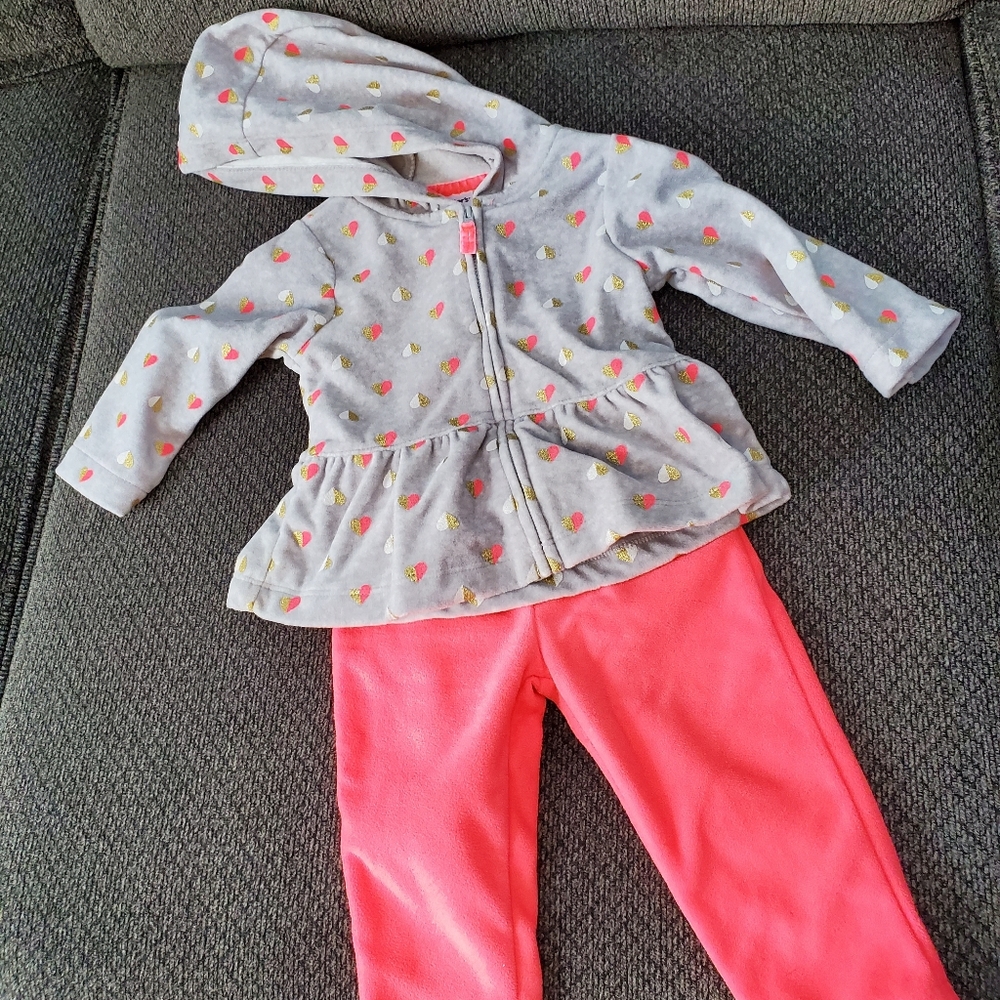 Carters heart outfit